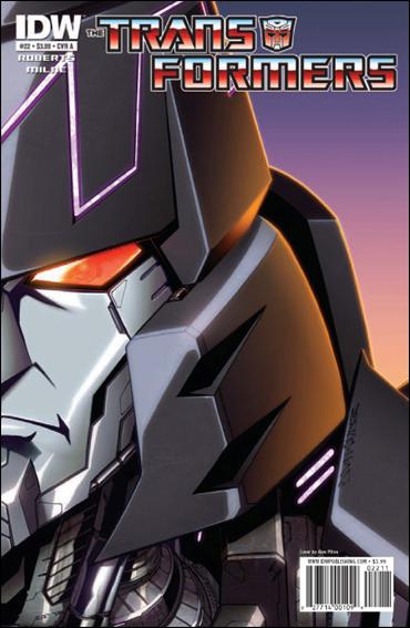 Transformers (2009) issue 22 Alex Milne Megatron "Right Face" Cover