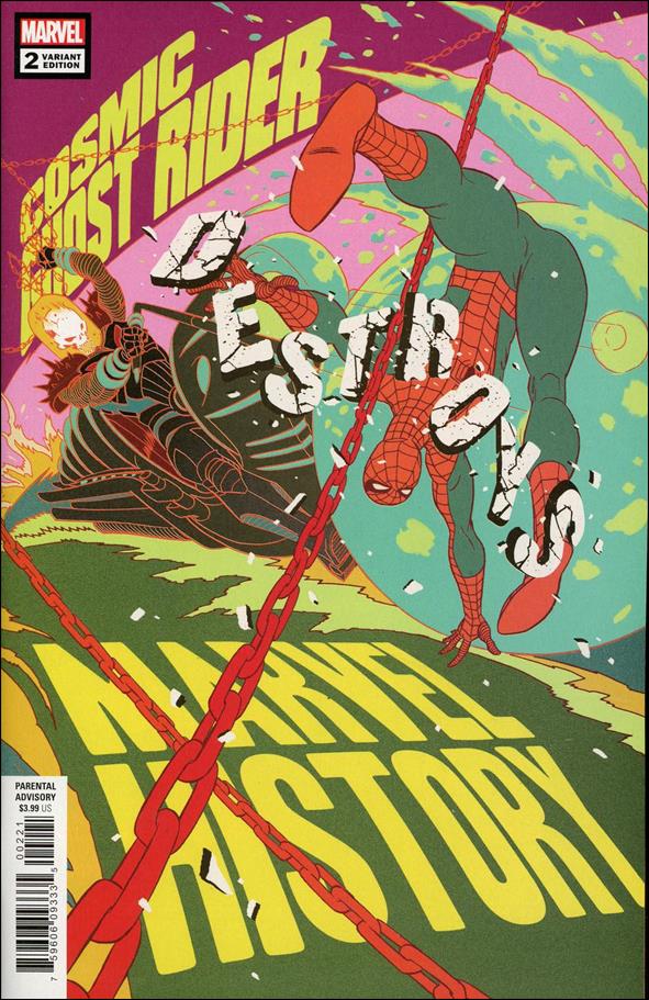 Cosmic Ghost Rider Destroys Marvel History issue 2-B Marcos Martin Cover