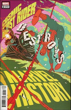 Cosmic Ghost Rider Destroys Marvel History issue 2-B Marcos Martin Cover