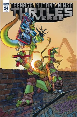 Teenage Mutant Ninja Turtles Universe issue 24-C Chris Johnson 1:10 Cover