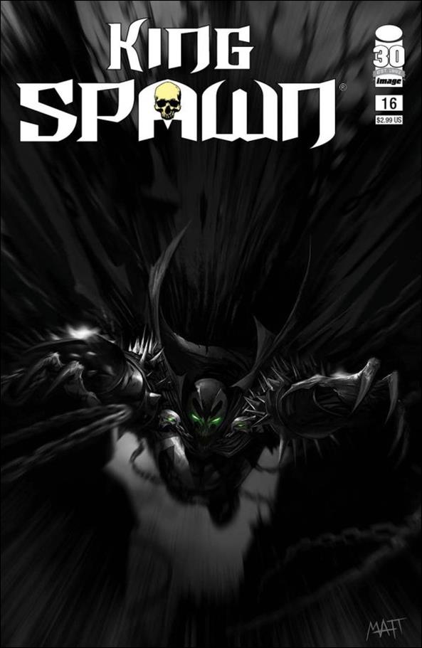 King Spawn issue 16-B Francesco Mattina Cover