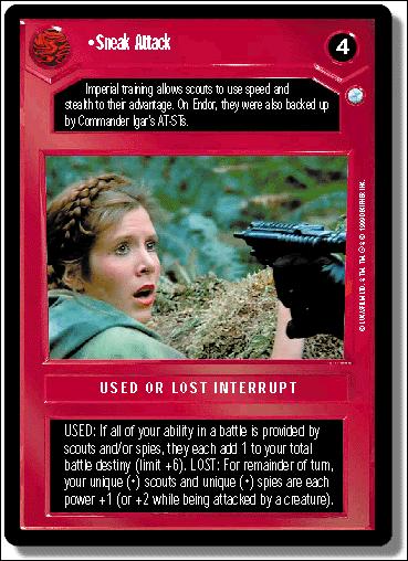 Star Wars: Endor Limited (Base Set) card 64 Sneak Attack