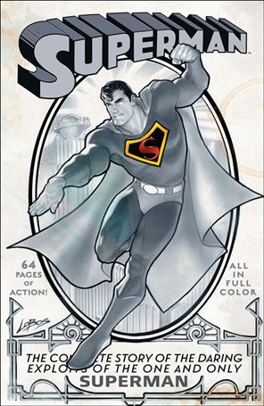 Superman (1939) issue 1-EC Retailer Ex. Pablo Villalobos Facsimile Ed. Cover