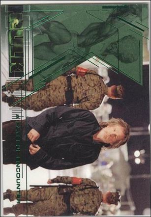 Hulk Film and Comic Cards (Base Set) card 46 A Fateful Encounter