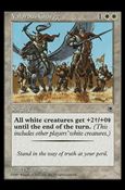 Magic the Gathering: Portal (Base Set) card 34 Valorous Charge