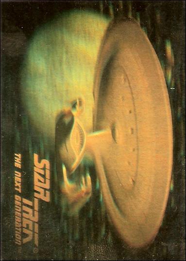 Star Trek: The Next Generation - Inaugural Edition (Hologram Subset) card 05H U.S.S. Enterprise