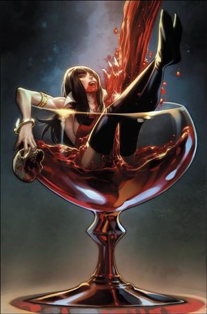 Vampirella Strikes (2022) issue 5-J Stephen Segovia Virgin 1:30 Cover