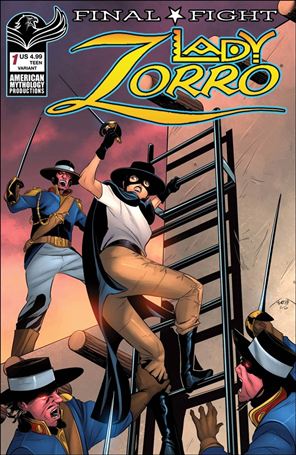 Lady Zorro: Final Fight issue 1-B Claudio Avella Battle Cover