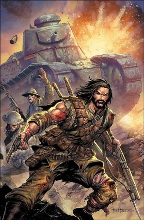 BRZRKR issue 6-H Tyler Kirkham 1:150 Virgin Cover