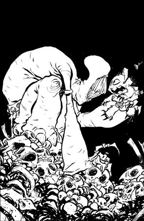 Twig issue 3-G Skottie Young 1:100 Virgin Black & White Cover