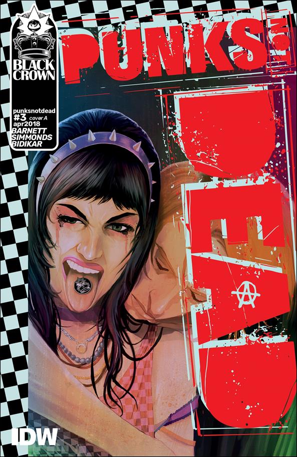 Punks Not Dead issue 3 Martin Simmonds Cover
