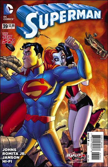Superman (2011) issue 39-D Amanda Conner Harley Quinn cover