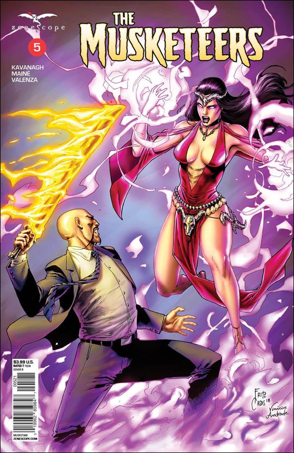 Musketeers issue 5-B Fritz Casas Cover