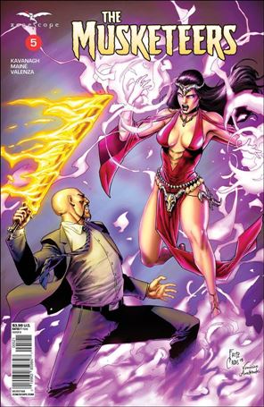 Musketeers issue 5-B Fritz Casas Cover