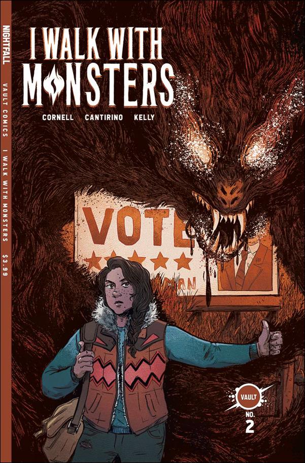 I Walk with Monsters issue 2 Sally Cantirino Cover