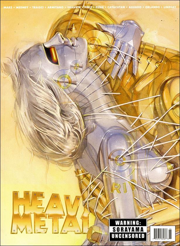 Heavy Metal (1977) issue 312 Yellow Background Cover