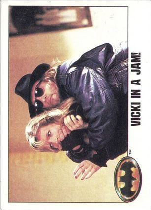 Batman: Series 1 (Base Set) card 92 Vicki in a Jam!