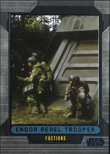 Star Wars Galactic Files (Base Set) card 347 Endor Rebel Trooper