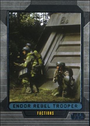 Star Wars Galactic Files (Base Set) card 347 Endor Rebel Trooper