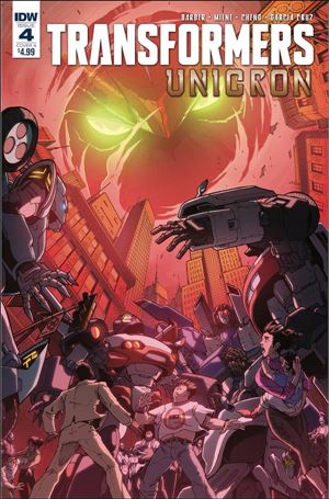 Transformers: Unicron issue 4 Alex Milne Cover