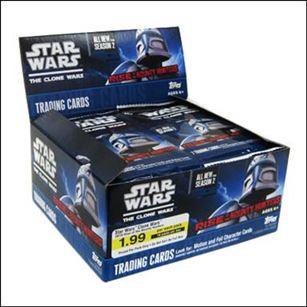 Star Wars: The Clone Wars Rise of the Bounty Hunters card 1-B Sealed Retail Box
