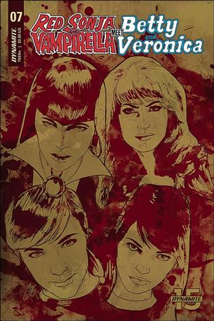 Red Sonja and Vampirella Meet Betty and Veronica issue 7-C Cat Staggs Cover