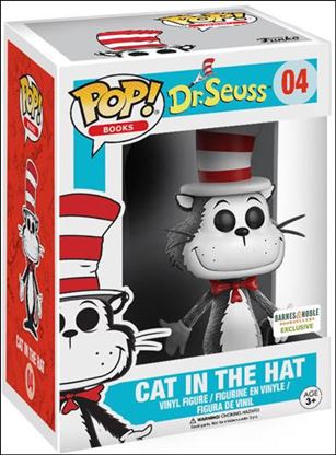 POP! Books figure 4-B Cat in the Hat (Flocked) Barnes & Noble Exclusive