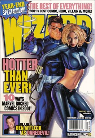 Wizard: The Comics Magazine issue 124 Greg Horn Nick Fury and Black Widow Cover