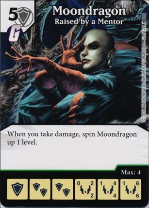Marvel Dice Masters Guardians of the Galaxy  card 62 Moondragon: Raised by a  Mentor