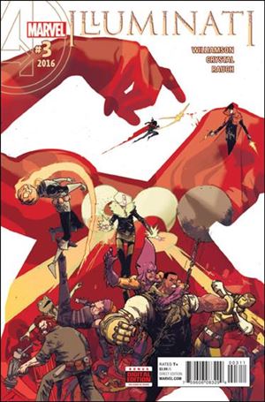 Illuminati  issue 3 Riley Rossmo Cover
