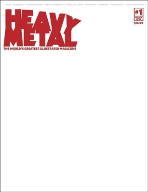 Heavy Metal (2025) issue 1-F Blank/Sketch Cover