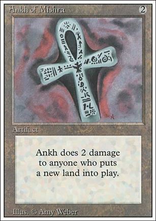 Magic the Gathering: Revised (Base Set) card 233 Ankh of Mishra