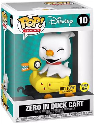 POP! Trains figure 10-B Zero in Duck Cart (Glow) Hot Topic Exclusive