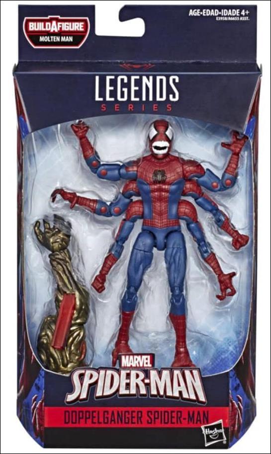 Marvel Legends Series: Spider-Man (Molten Man Series) figure 5 Doppelganger Spider-Man