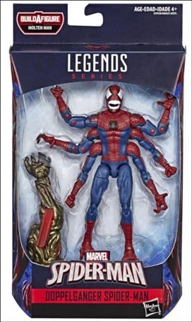 Marvel Legends Series: Spider-Man (Molten Man Series) figure 5 Doppelganger Spider-Man