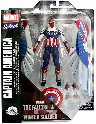 Marvel Select figure 159 Captain America Sam Wilson (Disney) 