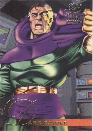 Marvel Annual Flair '95 (Base Set) card 78 Dark Raider
