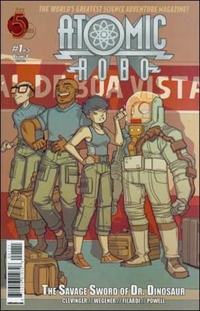Atomic Robo and the Savage Sword of Dr. Dinosaur Cover Image 1