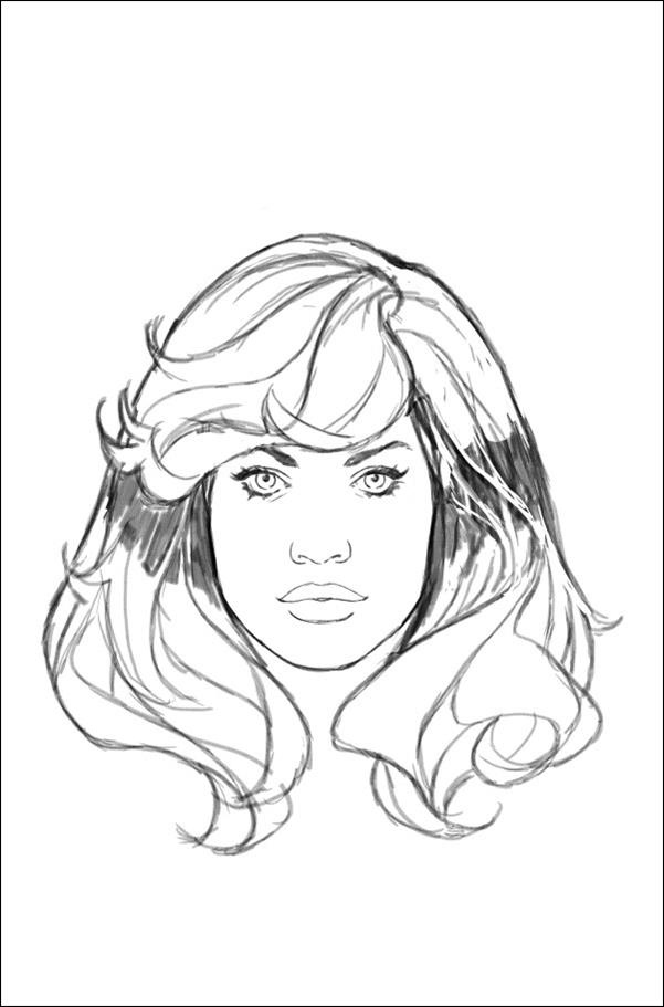 Fantastic Four (2022) issue 18-F Mark Brooks 1:50 Headshot Sketch Virgin Cover