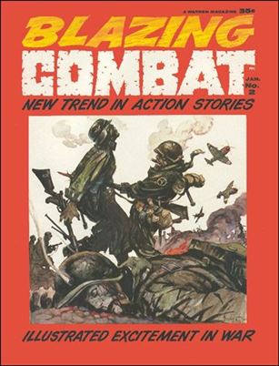 Blazing Combat issue 2 Frank Frazetta cover