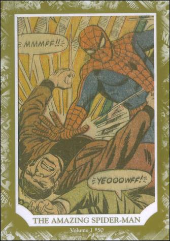 Marvel Beginnings: Series 1 (Ultimate Panel Focus Cut-Comic Subset) card UM-8 Amazing Spider-Man #50 1/39