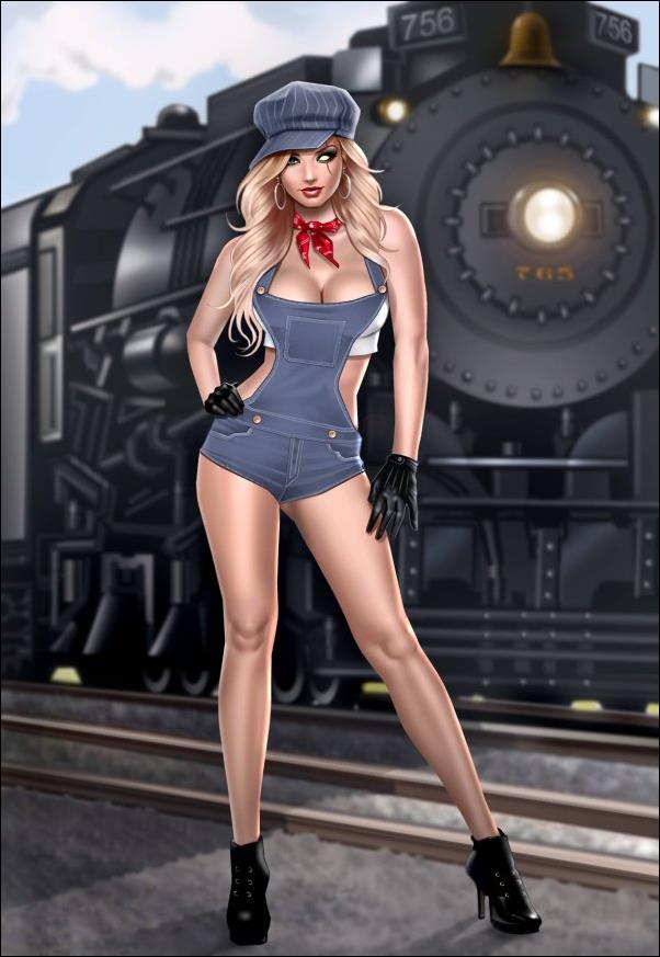 Robyn Hood: Last Stop issue 1-D Keith Garvey Cover