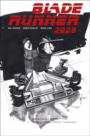 Blade Runner 2029 issue 7-B Syd Mead Cover
