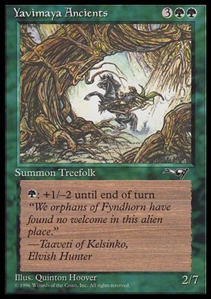 Magic the Gathering: Alliances (Base Set) card 104-B Yavimaya Ancients