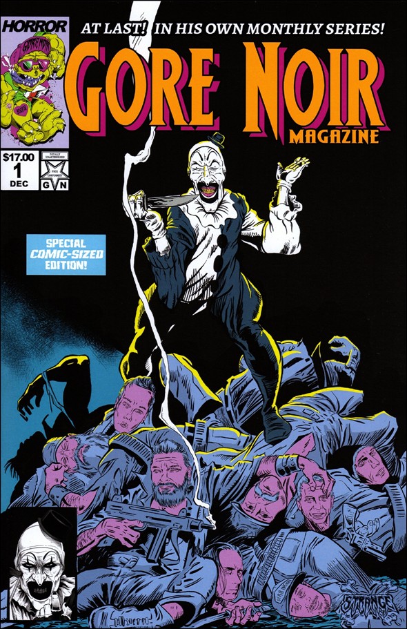 Gore Noir Magazine: Tribute to Terrifier issue nn-D Comic-Sized Wolverine (1988) #1 Homage Cover