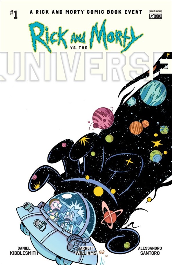 Rick and Morty vs. the Universe issue 1-G Jarrett Williams 1:50 Cover