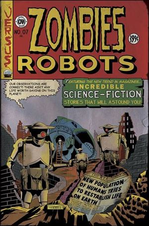 Zombies vs Robots (2015) issue 7-B Mark Torres EC Comics Subscription Cover