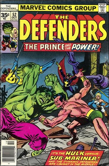 Defenders (1972) issue 52-B 35 Cent Price Cover