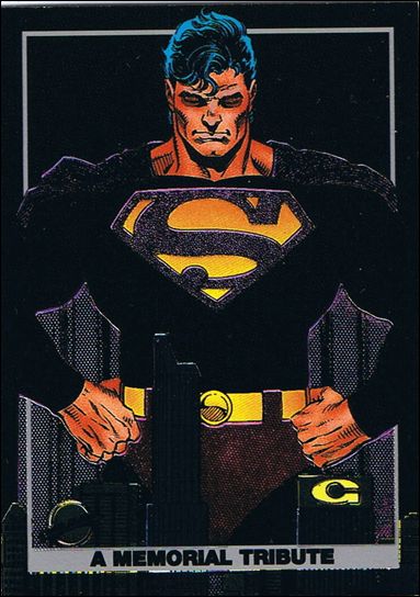 Doomsday: The Death of Superman (Spectra Subset) card S3 A Memorial Tribute