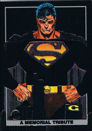 Doomsday: The Death of Superman (Spectra Subset) card S3 A Memorial Tribute
